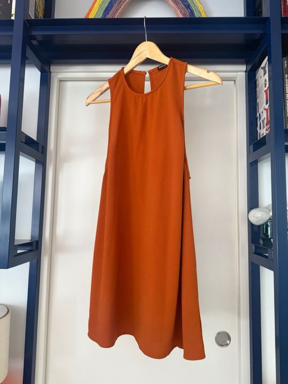American Apparel Dakota Shift Dress | Rust/Umber | Size M
